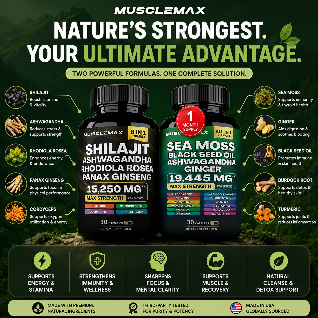 MuscleMax™ 20-in-1 Supplement Bundle